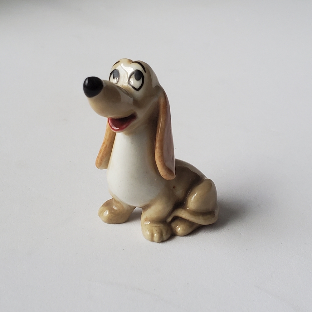 Wade Whimsies Dachsie the Dachshund Vtg Disney Hat Box Series Lady and the Tramp